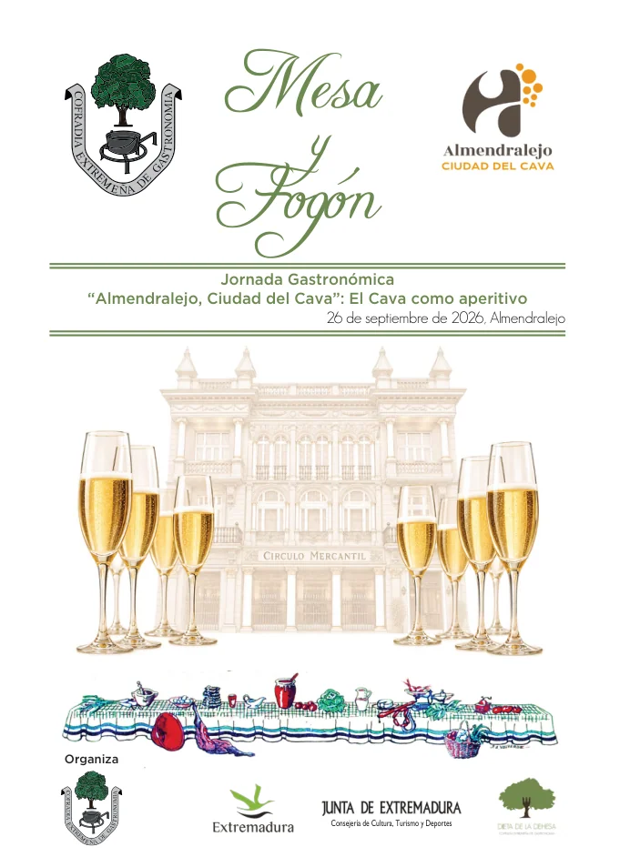 Portada original de Mesa y Fogón · Almendralejo, Ciudad del Cava